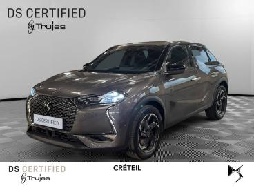 DS CERTIFIED Ds Ds 3 Crossback Puretech 130 Eat8 Grand Chic occasion certifiée - Citadine Essence Gris - Creteil - 3981158_1
