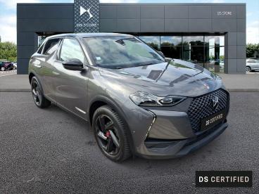 DS CERTIFIED Ds Ds 3 Crossback Puretech 130 Eat8 Performance Line+ occasion certifiée - Citadine Essence Gris - Caen - 3986026_3