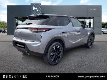 DS CERTIFIED Ds Ds 3 1.2 Hybride 136ch Etoile occasion certifiée - Citadine Hybride Gris Artense (m) - Toit Noir - La Teste De Buch - 3988480_2