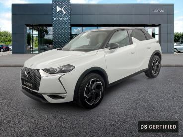 DS CERTIFIED Ds Ds 3 Crossback Puretech 100 Bvm6 Grand Chic occasion certifiée - Citadine Essence Blanc - Lomme - 4012349_1
