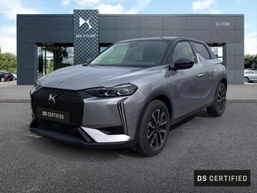 DS CERTIFIED Ds Ds 3 1.2 Hybride 136ch Pallas occasion certifiée - Citadine Hybride Gris Artense (m) - Toit Noir - Arles - 4013975_1