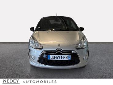SPOTICAR Ds Ds 3 Vti 120ch So Chic Cabriolet Occasion - Citadine Essence Gris Aluminium (m) - Belfort - 1204017183_2