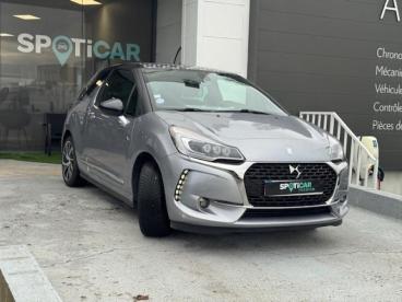SPOTICAR Ds Ds 3 Puretech 110ch Forever Automatique Occasion - Citadine Essence Gris Platinium (m) - Toit Noir Onyx - Morigny Champigny - 1204050965_3