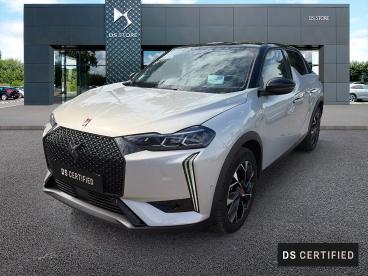 DS CERTIFIED Ds Ds 3 E-tense 156ch Performance Line + occasion certifiée - Citadine Electrique Cristal Pearl (métallisée) - Libourne - 4054506_1
