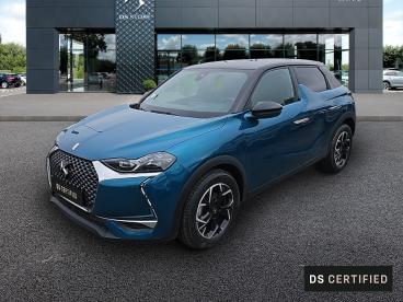 SPOTICAR Ds Ds 3 Crossback Bluehdi 100 Bvm6 So Chic Occasion - Citadine Diesel Bleu - Angers - 304063127_1