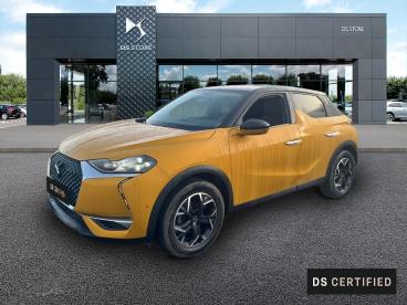 DS CERTIFIED Ds Ds 3 Crossback Puretech 130 Eat8 So Chic occasion certifiée - Citadine Essence Jaune - Le Mans - 4084823_1