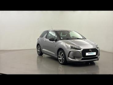 DS CERTIFIED Ds Ds 3 Puretech 110ch Performance Line Automatique occasion certifiée - Citadine Essence Gris Artense (m) - Toit Noir Onyx - Clermont Ferrand - 4086589_3