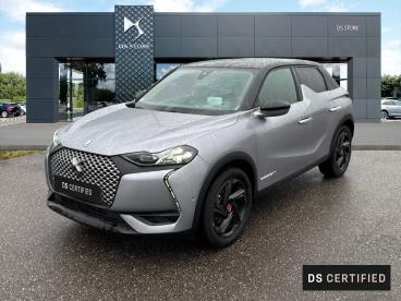 DS CERTIFIED Ds Ds 3 Crossback E-tense Performance Line+ occasion certifiée - Citadine Electrique Gris Artense (m) - Toit Noir Perla Nera - Ludres - 4146746_1