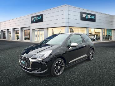 SPOTICAR Ds Ds 3 Cabrio Ds 3 Cabriolet Eessence 110 Automatique Sport Chic Occasion - Coupé-cabriolet Essence Noir - St-paul-trois-chateaux - 1203913490_1