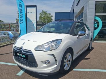 SPOTICAR Ds Ds 3 Cabrio Ds 3 Cabriolet Vti 120 So Chic Occasion - Coupé-cabriolet Essence Blanc - Gargenville - 1204083077_1