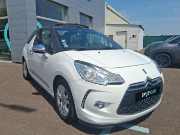 SPOTICAR Ds Ds 3 Cabrio Ds 3 Cabriolet Vti 120 So Chic Occasion - Coupé-cabriolet Essence Blanc - Gargenville - 1204083077_3