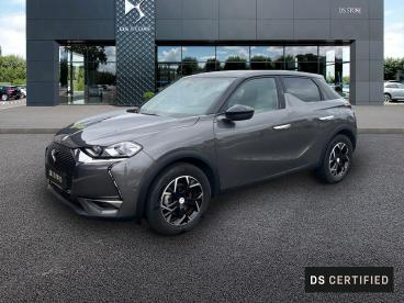 DS CERTIFIED Ds Ds 3 Crossback E-tense Connected Chic occasion certifiée - Citadine Electrique Gris Platinium (m) - Saint Martin Des Champs - 2978597_1