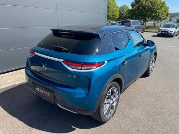 DS CERTIFIED Ds Ds 3 Crossback E-tense Grand Chic 4cv occasion certifiée - Citadine Electrique Bleu Millenium (m) - Toit Blanc Opale - Blois - 3207322_3