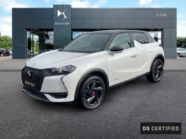 DS CERTIFIED Ds Ds 3 Crossback Puretech 100ch Bvm Perforline + occasion certifiée - Citadine Essence Blanc Nacré - Varennes Vauzelles - 3262578_1