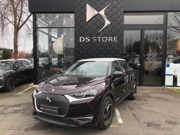 DS CERTIFIED Ds Ds 3 Crossback Puretech 155ch Grand Chic Automatique 114g occasion certifiée - Citadine Essence Whisper (m) - Toit Blanc Opale - Chambourcy - 3307180_1