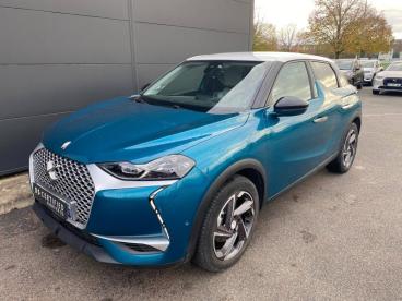 DS CERTIFIED Ds Ds 3 Crossback E-tense Grand Chic 4cv occasion certifiée - Citadine Electrique Bleu Millenium (m) - Toit Blanc Opale - Blois - 3311624_2