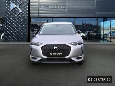 DS CERTIFIED Ds Ds 3 Crossback Puretech 100ch Grand Chic 105g occasion certifiée - Citadine Essence Gris Artense (m) - Toit Blanc Opale - Orange - 3314194_2