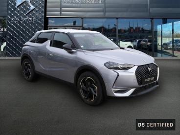 DS CERTIFIED Ds Ds 3 Crossback Puretech 100ch Grand Chic 105g occasion certifiée - Citadine Essence Gris Artense (m) - Toit Blanc Opale - Orange - 3314194_3