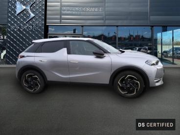 DS CERTIFIED Ds Ds 3 Crossback Puretech 100ch Grand Chic 105g occasion certifiée - Citadine Essence Gris Artense (m) - Toit Blanc Opale - Orange - 3314194_4