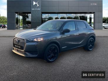 DS CERTIFIED Ds Ds 3 Crossback Bluehdi 100ch Performance Line occasion certifiée - Citadine Diesel Gris Platinium (m) - Toit Noir Onyx - Moulins - 3323201_1