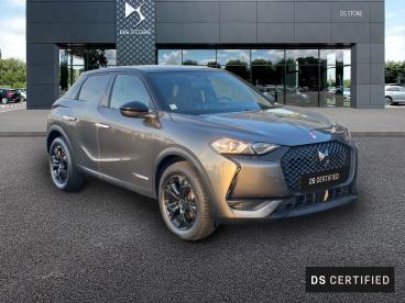 DS CERTIFIED Ds Ds 3 Crossback Bluehdi 100ch Performance Line occasion certifiée - Citadine Diesel Gris Platinium (m) - Toit Noir Onyx - Moulins - 3323201_3