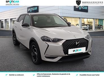 SPOTICAR Ds Ds 3 Crossback Puretech 130ch Grand Chic Automatique 109g Occasion - Citadine Essence Blanc Perle Nacré (n) - Toit Noir Onyx - Ramonville Saint Agne - 1203328256_3