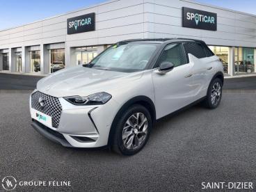 DS CERTIFIED Ds Ds 3 Crossback E-tense Grand Chic occasion certifiée - Citadine Electrique Cristal Pearl (m) - Toit Blanc Opale - St Dizier - 3384599_1