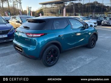 DS CERTIFIED Ds Ds 3 Crossback E-tense Performance Line occasion certifiée - Citadine Electrique Bleu Millenium - Toit Noir Perla Nera - La Teste De Buch - 3395337_2