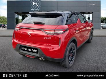 DS CERTIFIED Ds Ds 3 Crossback Puretech 130ch Performance Line Automatique 7cv occasion certifiée - Citadine Essence Rouge Rubi (m) - Toit Noir Perla Nera - La Teste De Buch - 3423234_2