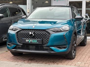 DS CERTIFIED Ds Ds 3 Crossback E-tense Performance Line occasion certifiée - Citadine Electrique Bleu Millenium - Toit Noir Perla Nera - Hoenheim - 3423238_1