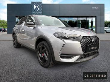 DS CERTIFIED Ds Ds 3 Crossback Puretech 100ch Performance Line + occasion certifiée - Citadine Essence Gris Platinium (m) - Toit Noir Onyx - Valenciennes - 3462667_3