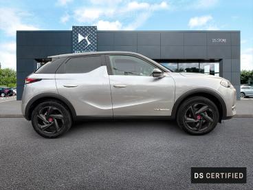 DS CERTIFIED Ds Ds 3 Crossback Puretech 100ch Performance Line + occasion certifiée - Citadine Essence Gris Platinium (m) - Toit Noir Onyx - Valenciennes - 3462667_4