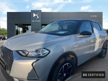 DS CERTIFIED Ds Ds 3 Crossback E-tense Faubourg occasion certifiée - Citadine Electrique Cristal Pearl (m) - Toit Noir Perla Nera - Biguglia - 3464374_1