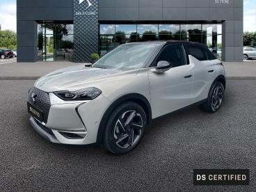 DS CERTIFIED Ds Ds 3 Crossback Puretech 155ch Grand Chic Automatique 114g occasion certifiée - Citadine Essence Cristal Pearl (m) - Toit Diamond Red - Moulins - 3467308_1