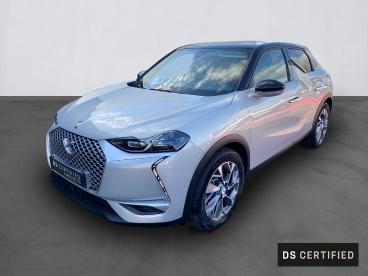 DS CERTIFIED Ds Ds 3 Crossback E-tense Grand Chic 4cv occasion certifiée - Citadine Electrique Cristal Pearl (m) - Toit Blanc Opale - Chalon Sur Saone - 3470998_1