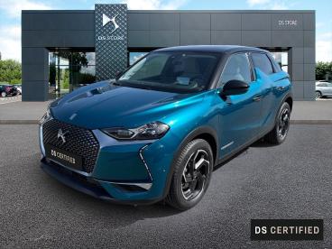 DS CERTIFIED Ds Ds 3 Crossback Bluehdi 100ch Grand Chic occasion certifiée - Citadine Diesel Bleu Millenium (m) - Toit Noir Onyx - Trelissac - 3487903_1