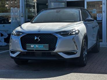 DS CERTIFIED Ds Ds 3 Crossback E-tense Grand Chic 4cv occasion certifiée - Citadine Electrique Blanc Perle Nacré - Toit Noir Perla N. - Hoenheim - 3491504_1