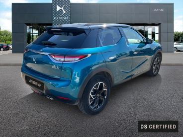 DS CERTIFIED Ds Ds 3 Crossback Puretech 130ch Connected Chic Automatique occasion certifiée - Citadine Essence Bleu - Libourne - 3491552_2