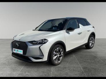 DS CERTIFIED Ds Ds 3 Crossback E-tense Grand Chic 4cv occasion certifiée - Citadine Electrique Blanc Perle Nacré - Toit Noir Perla N. - Saverne - 3493162_1