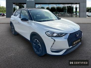 DS CERTIFIED Ds Ds 3 Crossback Puretech 130ch Connected Chic Automatique occasion certifiée - Citadine Essence Blanc Perle Nacré - Toit Noir Perla N. - Saint Martin Des Champs - 3497513_3