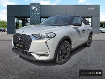 DS CERTIFIED Ds Ds 3 Crossback Puretech 100ch Connected Chic occasion certifiée - Citadine Essence Cristal Pearl (m) - Toit Noir Perla Nera - Valenciennes - 3506435_1