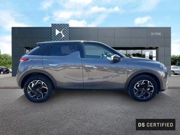 DS CERTIFIED Ds Ds 3 Crossback Bluehdi 130ch Connected Chic Automatique 126g occasion certifiée - Citadine Diesel Gris Platinium - Toit Noir Perla Nera - Trelissac - 3513324_4