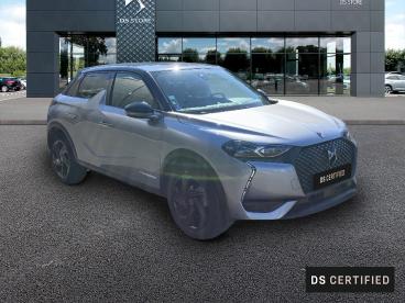 DS CERTIFIED Ds Ds 3 Crossback Puretech 100ch Performance Line + occasion certifiée - Citadine Essence Gris Artense (m) - Toit Noir Onyx - Moulins - 3524175_3