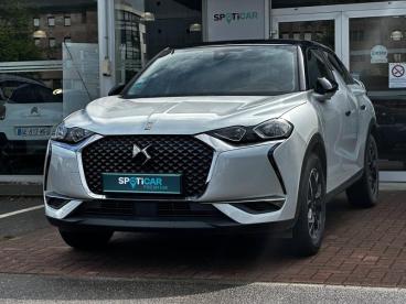 DS CERTIFIED Ds Ds 3 Crossback Puretech 130ch Performance Line Automatique 7cv occasion certifiée - Citadine Essence Blanc Perle Nacré - Toit Noir Perla N. - Hoenheim - 3537095_1