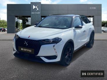 DS CERTIFIED Ds Ds 3 Crossback 100ch Performance Line occasion certifiée - Citadine Essence Blanc Banquise - Toit Noir Perla N. - Aubagne - 3541934_1