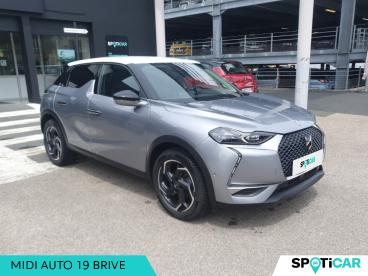 SPOTICAR Ds Ds 3 Crossback Puretech 130ch Rivoli Automatique Occasion - Citadine Essence Gris Artense (m) - Toit Blanc Opale - Brive La Gaillarde - 1203544830_3