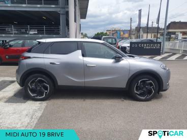 SPOTICAR Ds Ds 3 Crossback Puretech 130ch Rivoli Automatique Occasion - Citadine Essence Gris Artense (m) - Toit Blanc Opale - Brive La Gaillarde - 1203544830_4
