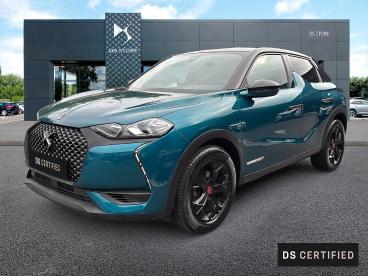 DS CERTIFIED Ds Ds 3 Crossback Puretech 100ch Performance Line occasion certifiée - Citadine Essence Bleu Millenium - Toit Noir Perla Nera - Valenciennes - 3563591_1