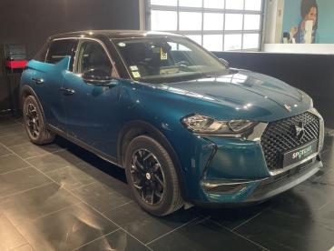 DS CERTIFIED Ds Ds 3 Crossback E-tense So Chic 4cv occasion certifiée - Citadine Electrique Bleu Millenium (m) - Toit Blanc Opale - Chelles - 3573440_2