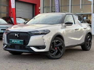 DS CERTIFIED Ds Ds 3 Crossback E-tense Performance Line + occasion certifiée - Citadine Electrique Cristal Pearl (m) - Toit Noir Perla Nera - Hoenheim - 3578185_1
